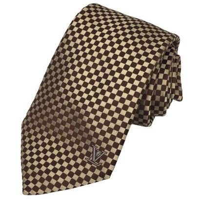 Louis Vuitton Silk Brown Ties
