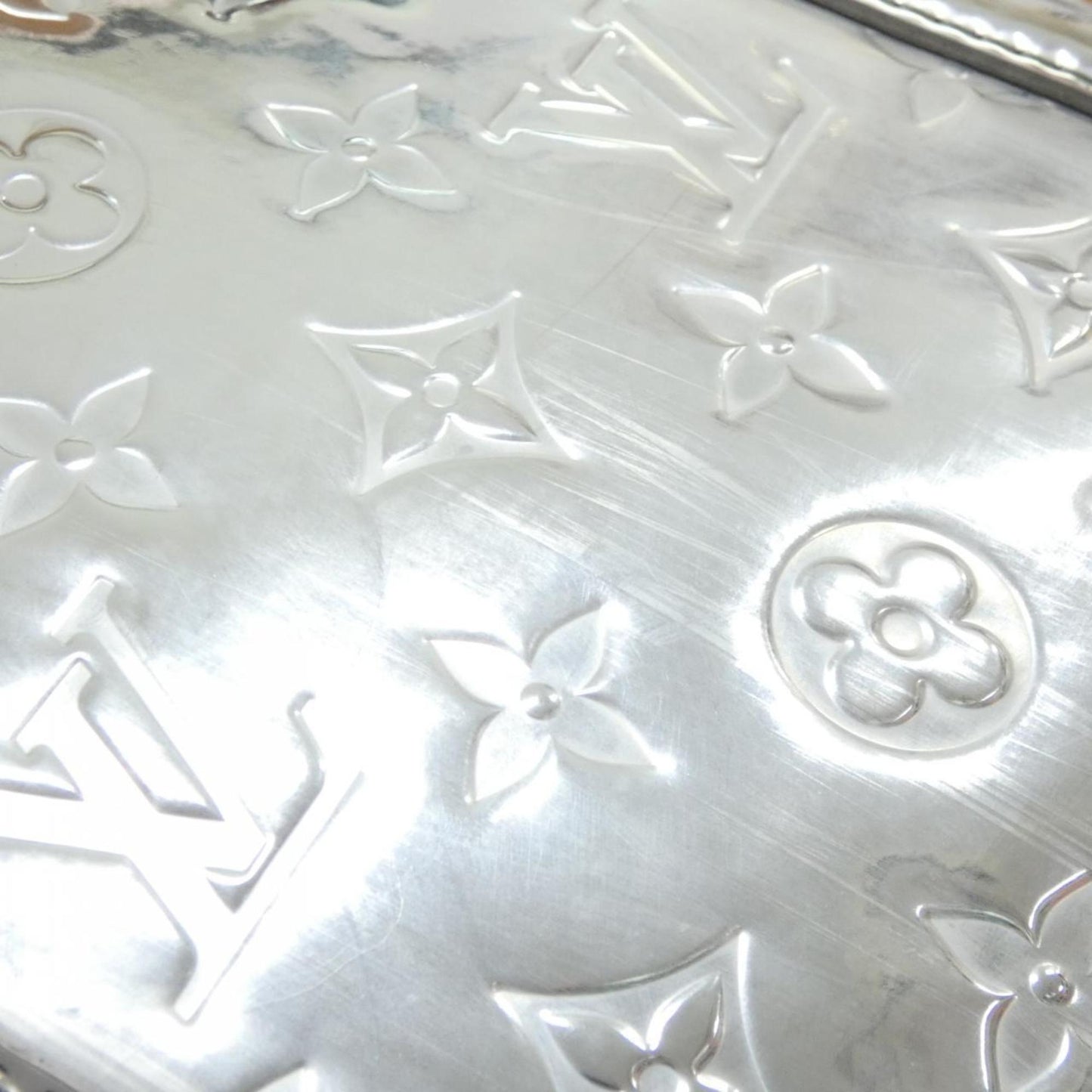 Louis Vuitton Pvc Silver Handbags