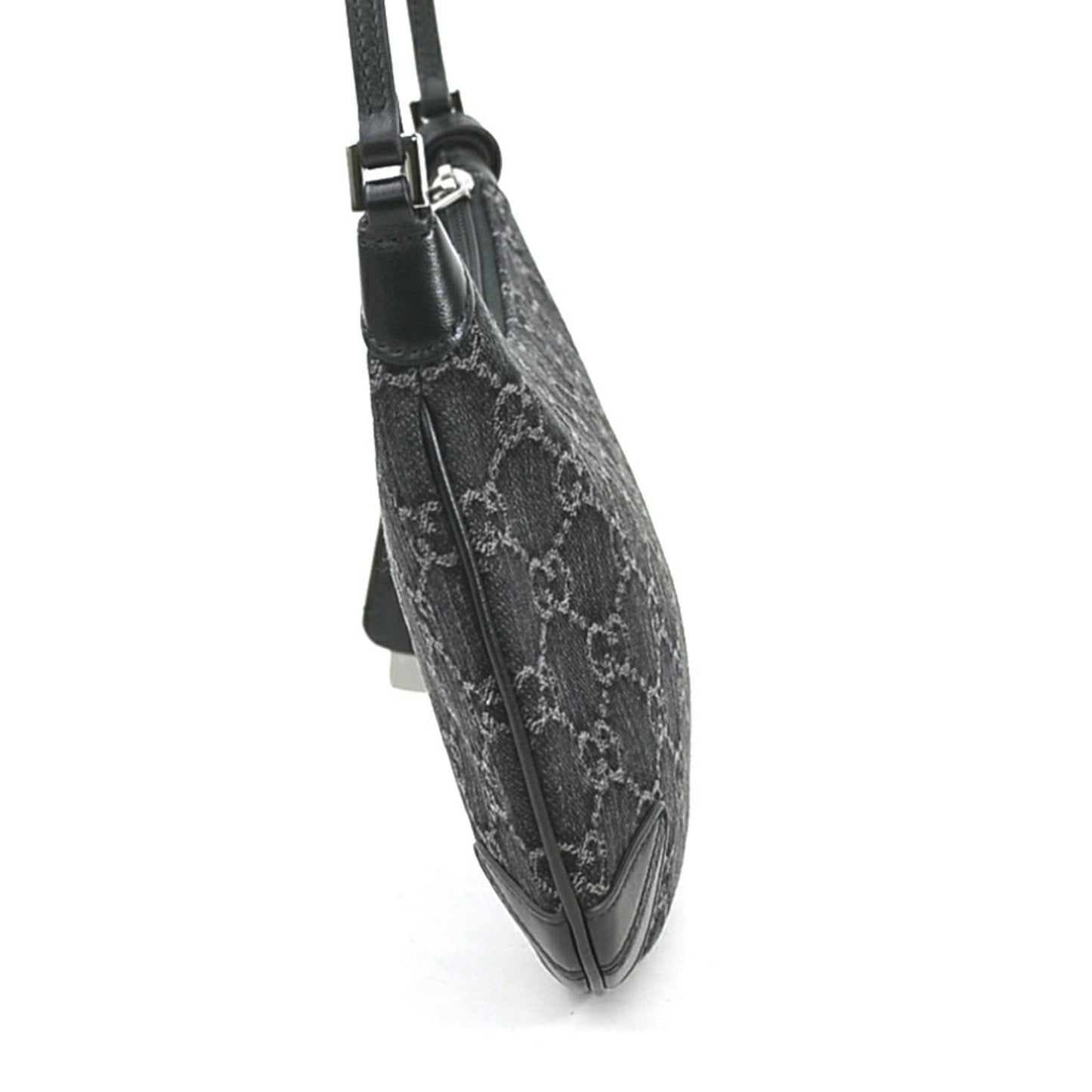 Gucci Denim Black Shoulder Bags