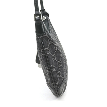 Gucci Denim Black Shoulder Bags