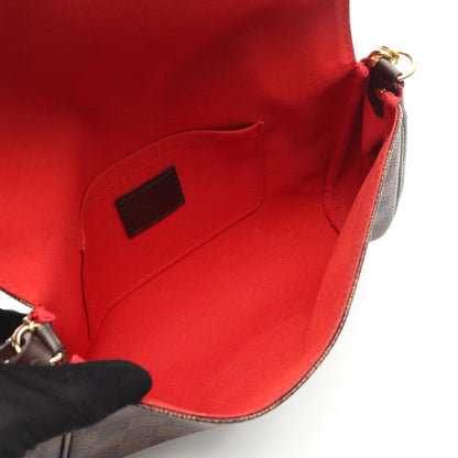 Louis Vuitton Coated Canvas Brown Handbags