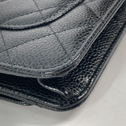 Chanel Calfskin Black Shoulder Bags