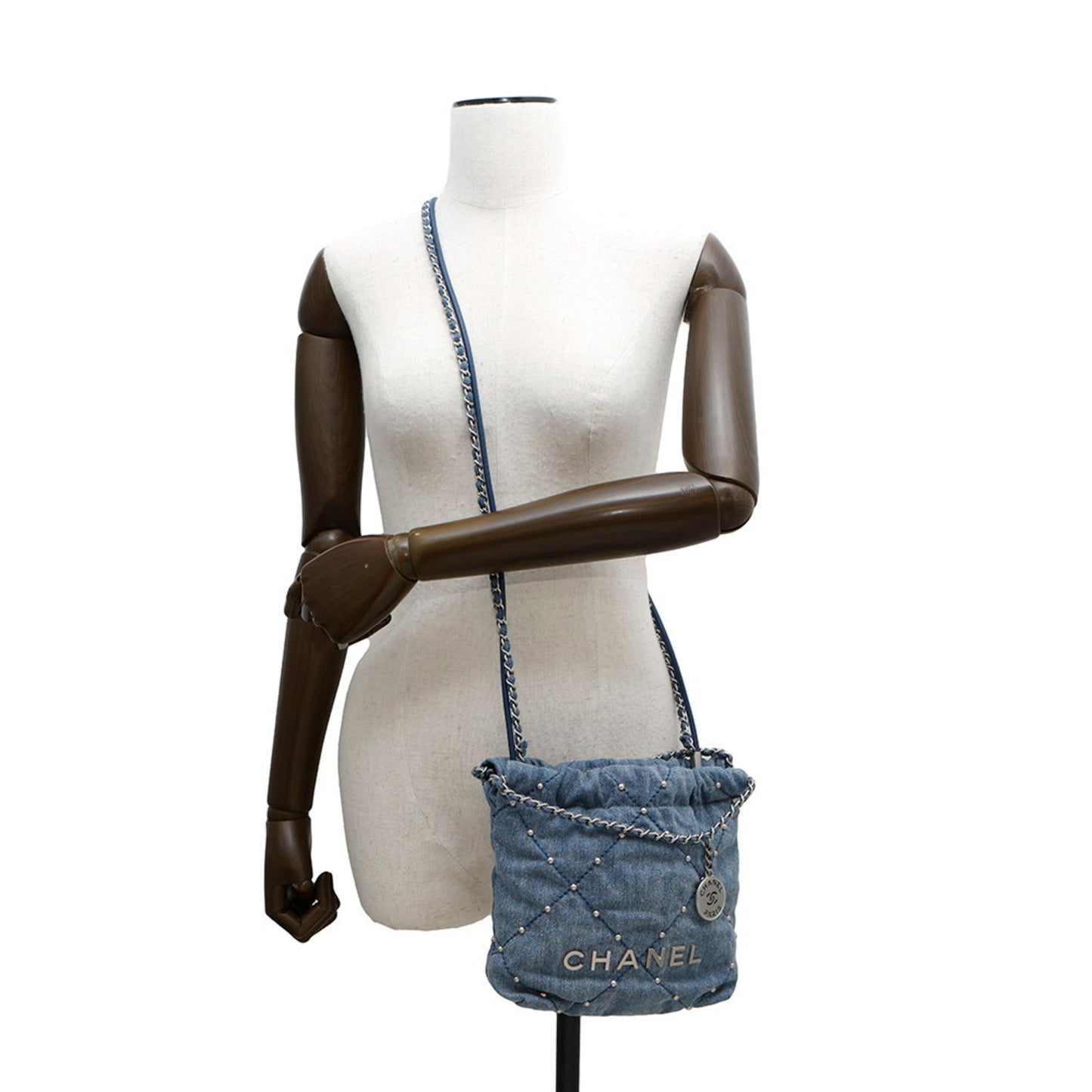 Chanel Denim Blue Handbags