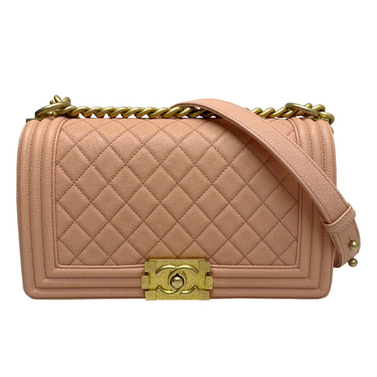 Chanel Calfskin Gold Shoulder Bags
