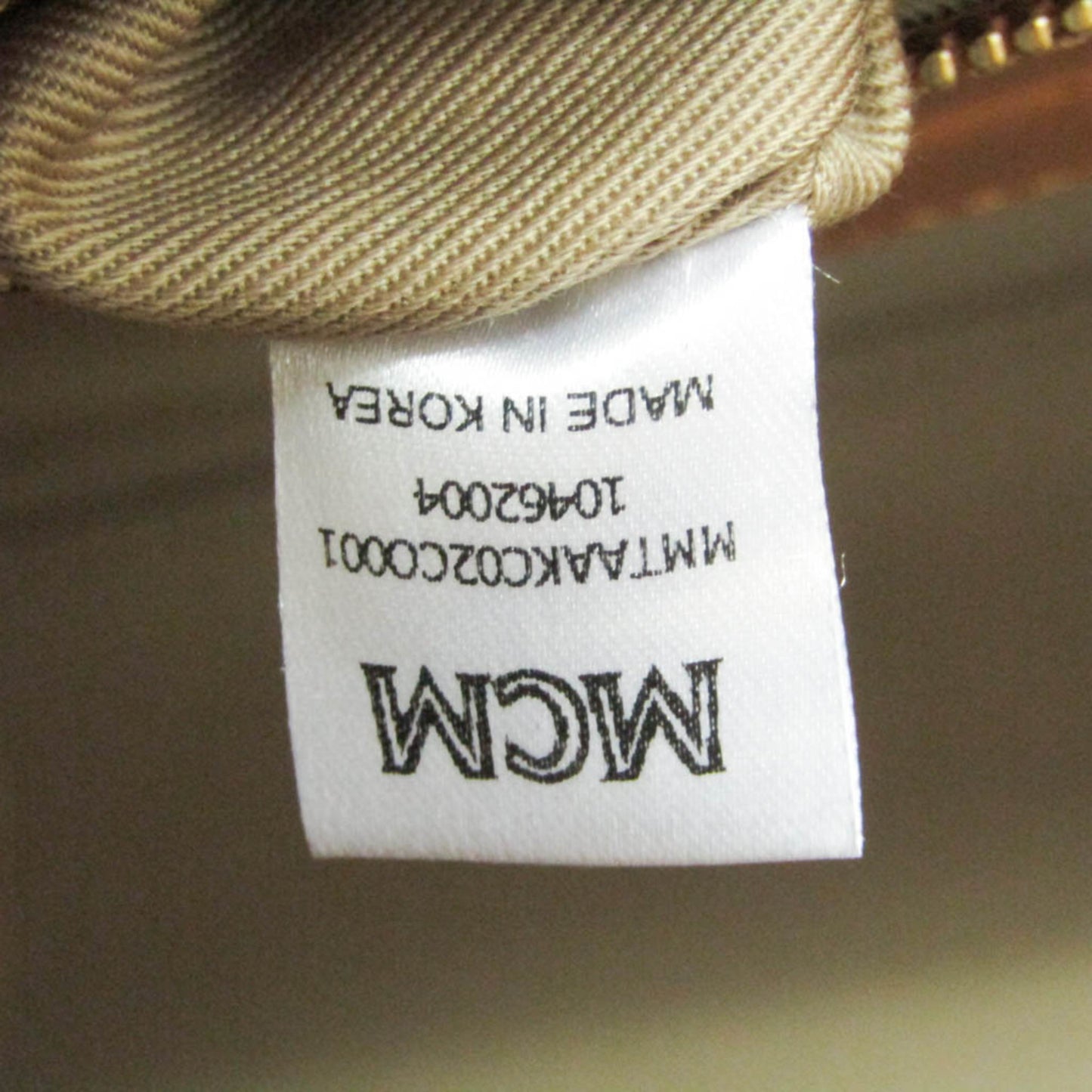 Mcm Coated Canvas Brown Handbags