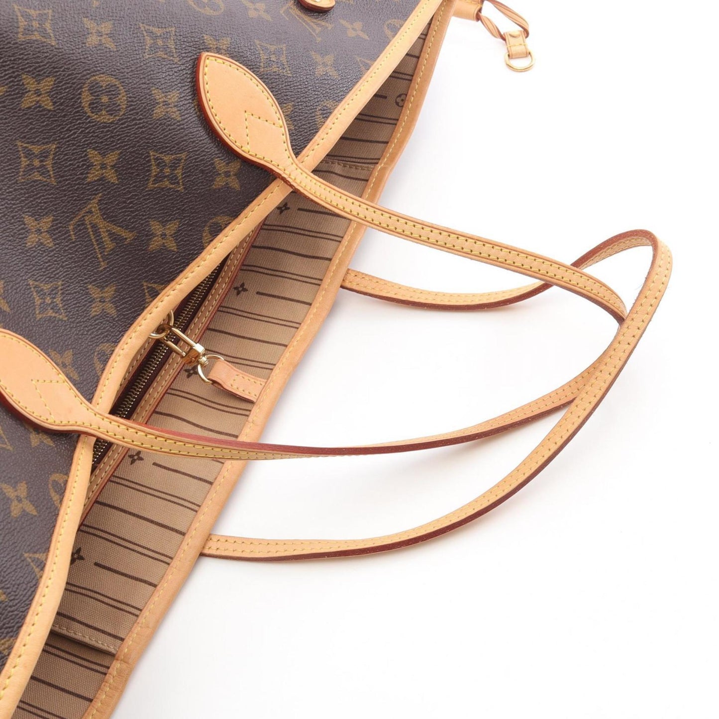 Louis Vuitton Coated Canvas Brown Tote Bags