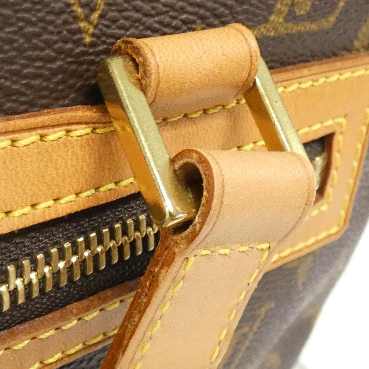 Louis Vuitton Coated Canvas Brown Shoulder Bags
