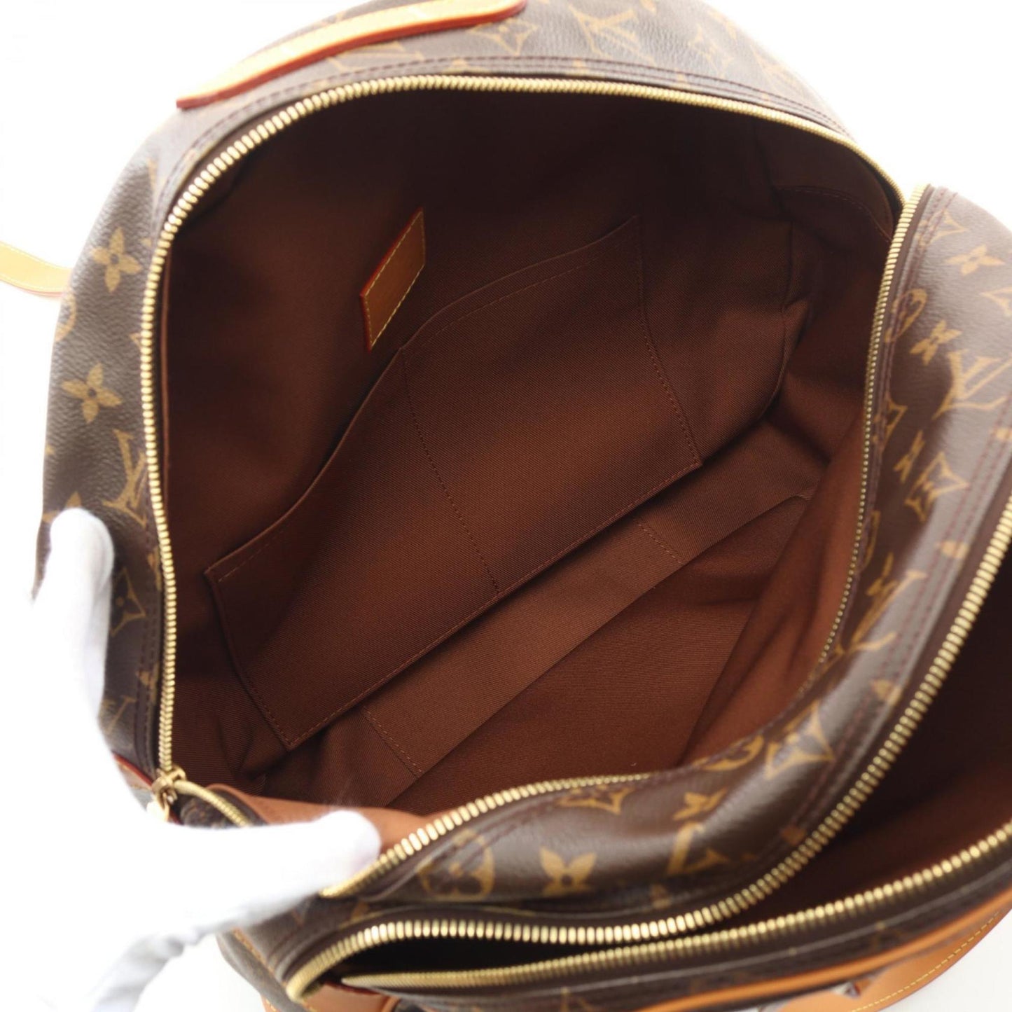 Louis Vuitton Coated Canvas Brown Travel Bags