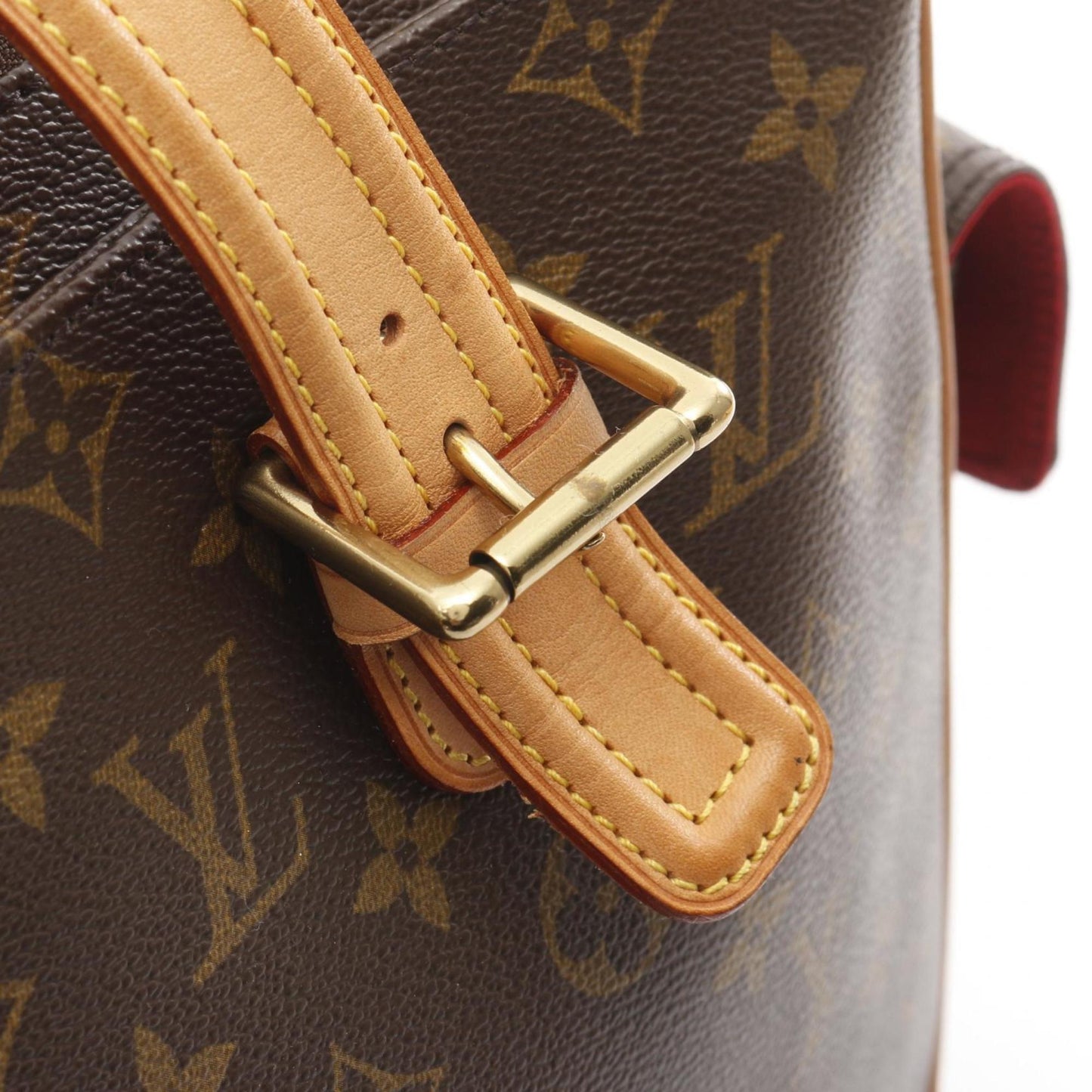 Louis Vuitton Coated Canvas Brown Handbags