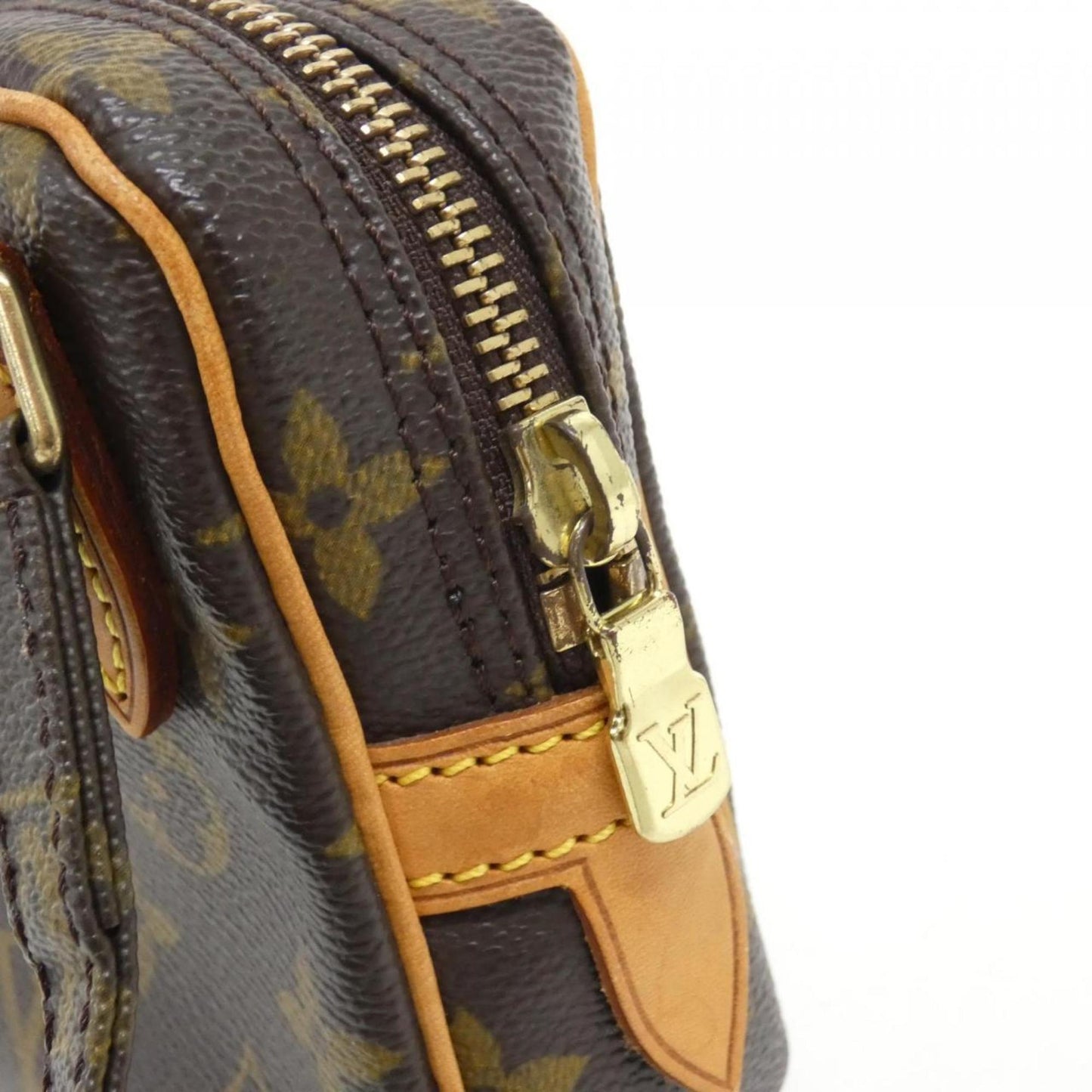 Louis Vuitton Coated Canvas Brown Shoulder Bags