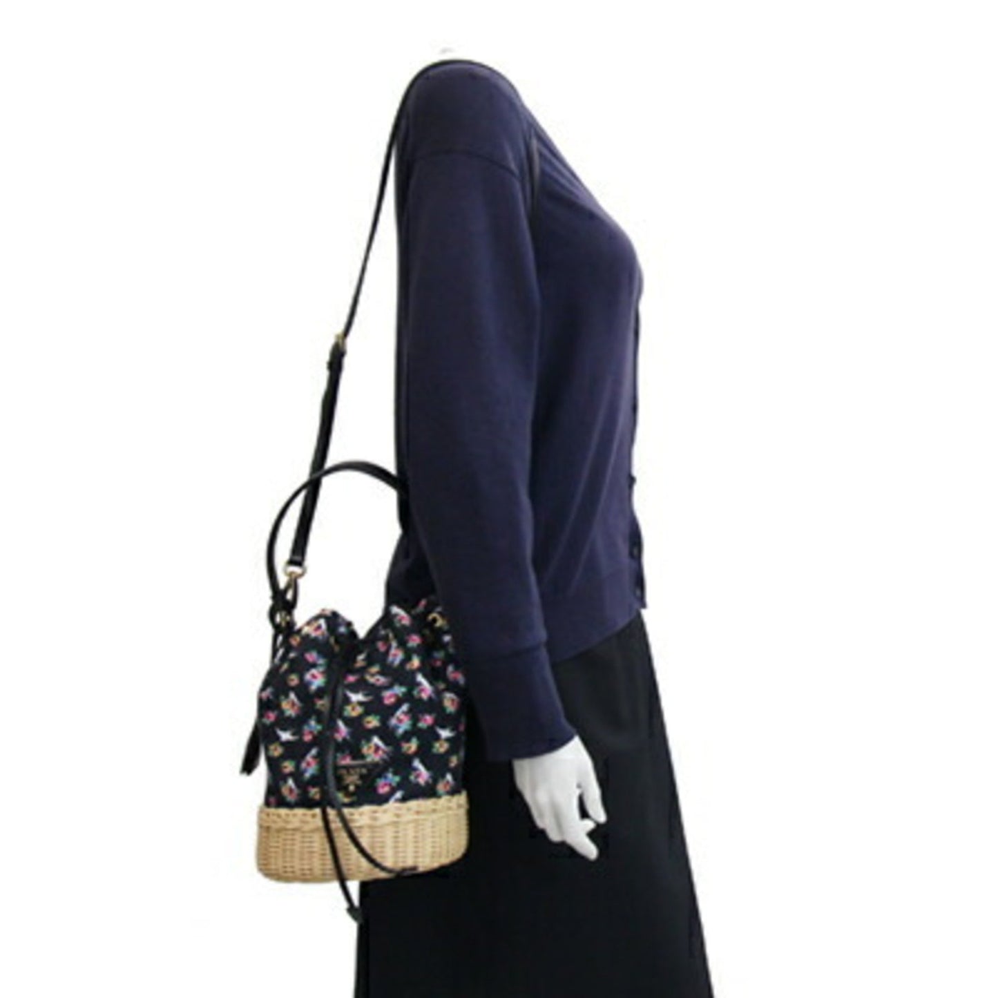 Prada Canvas Black Handbags