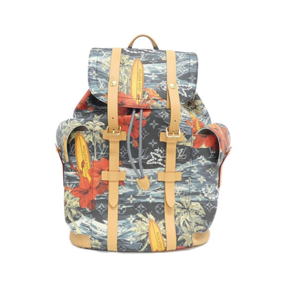 Louis Vuitton Coated Canvas Blue Backpacks