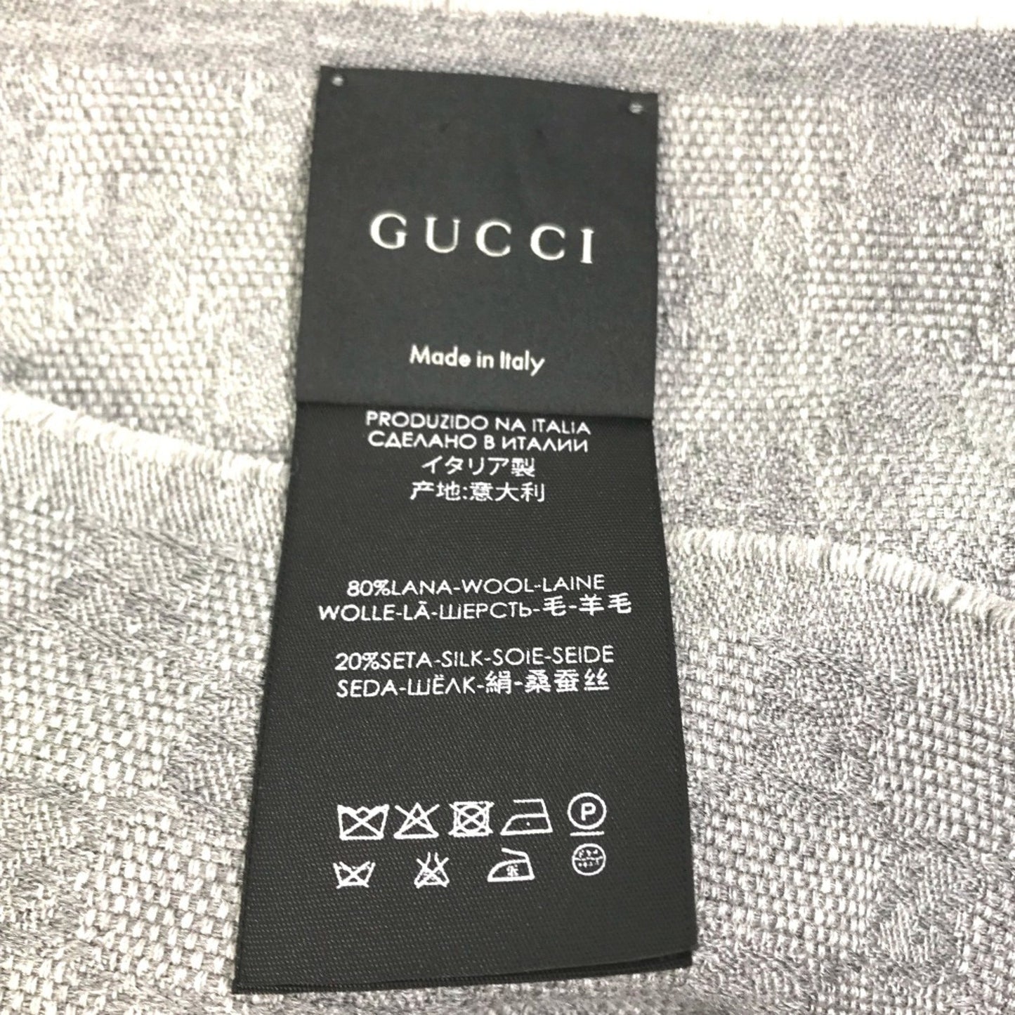 Gucci Wool Gray Scarves