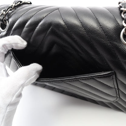 Chanel Calfskin Black Shoulder Bags