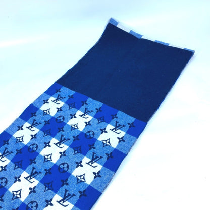 Louis Vuitton Wool Blue Scarves