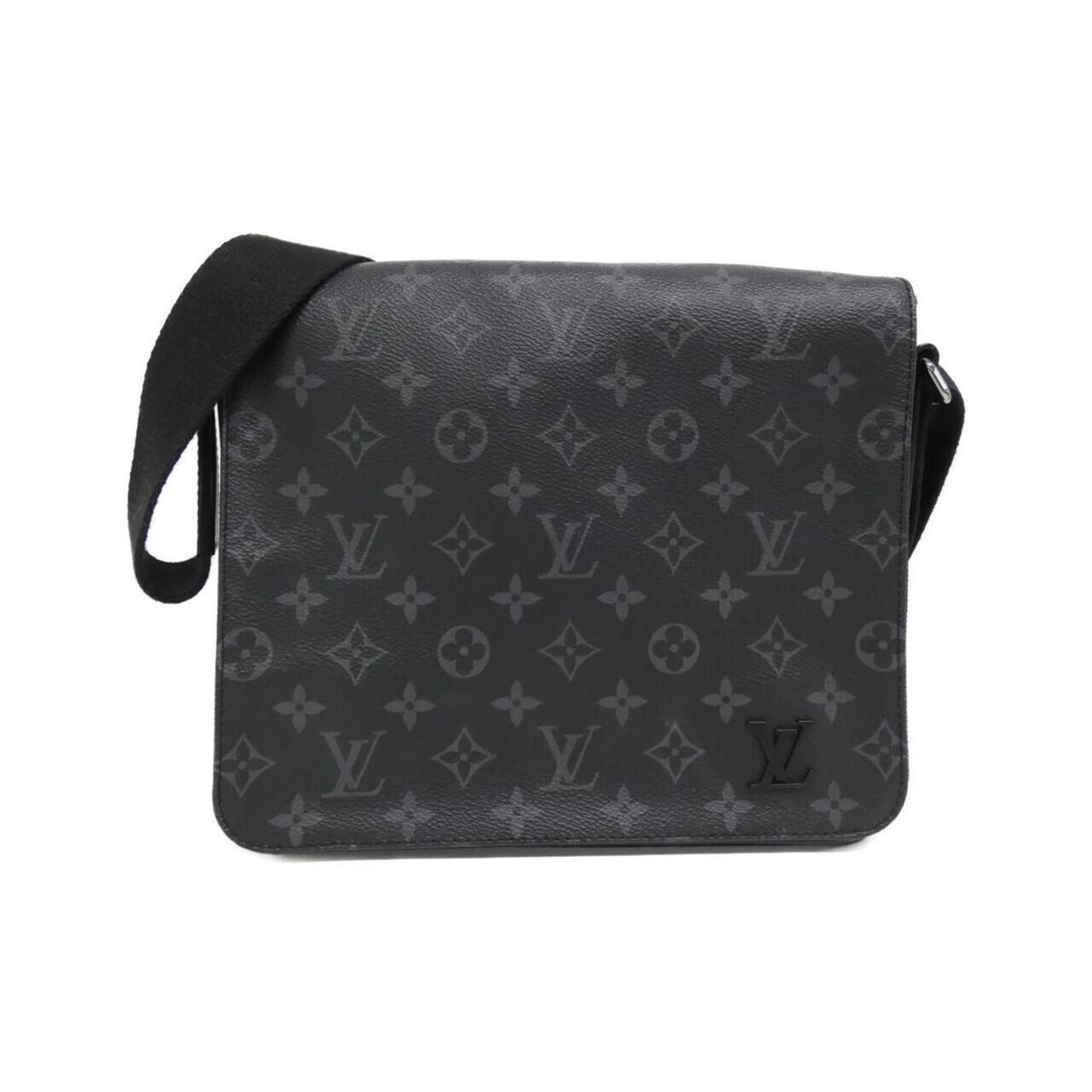 Louis Vuitton Coated Canvas Black Shoulder Bags