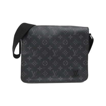 Louis Vuitton Coated Canvas Black Shoulder Bags