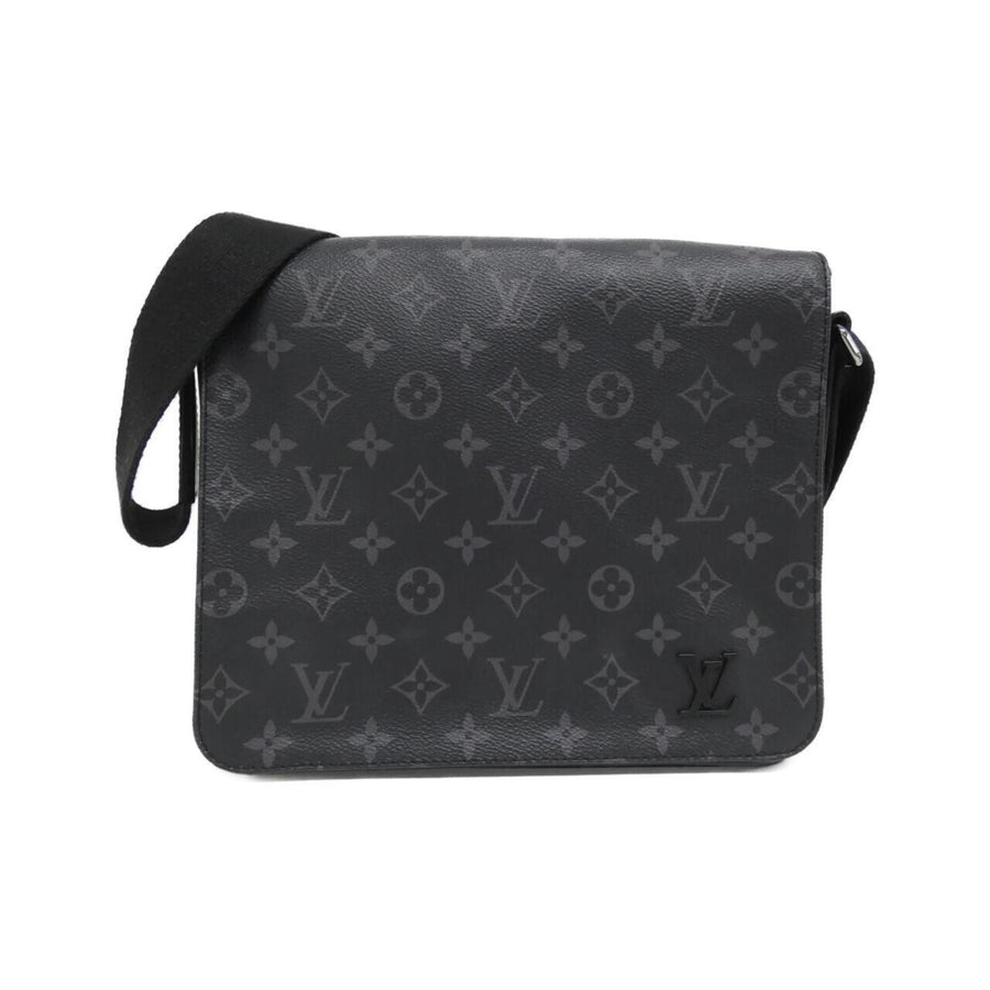 Louis Vuitton Coated Canvas Black Shoulder Bags