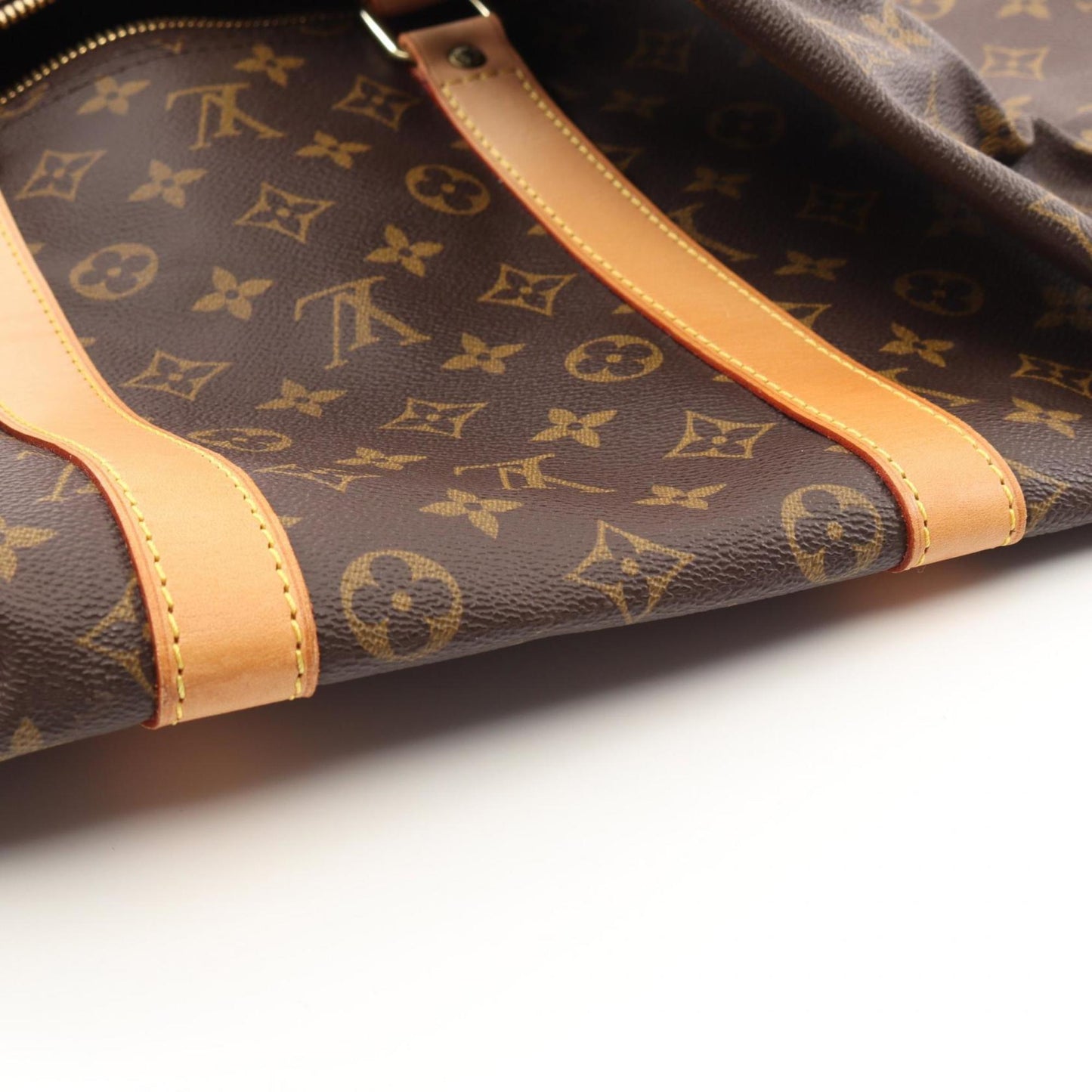 Louis Vuitton Coated Canvas Brown Travel Bags
