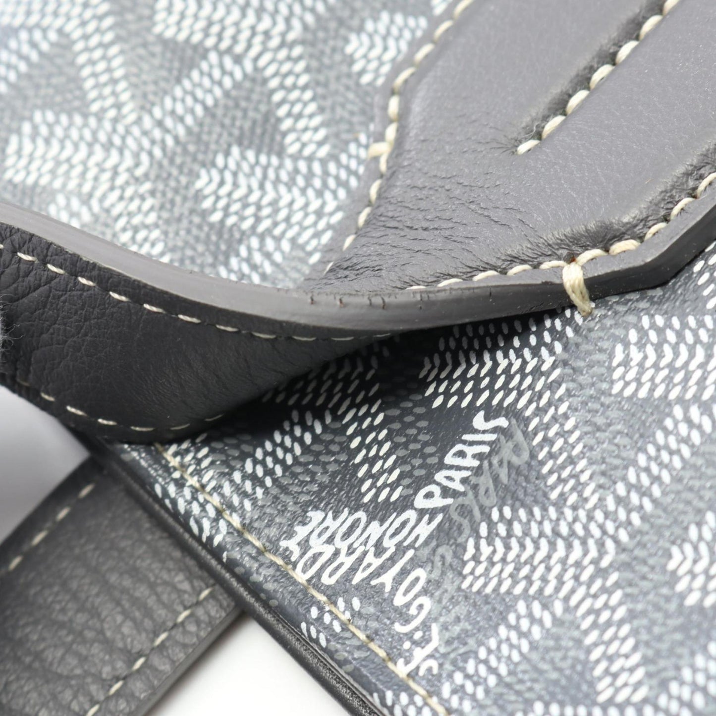 Goyard Coated Canvas Gray Tote Bags