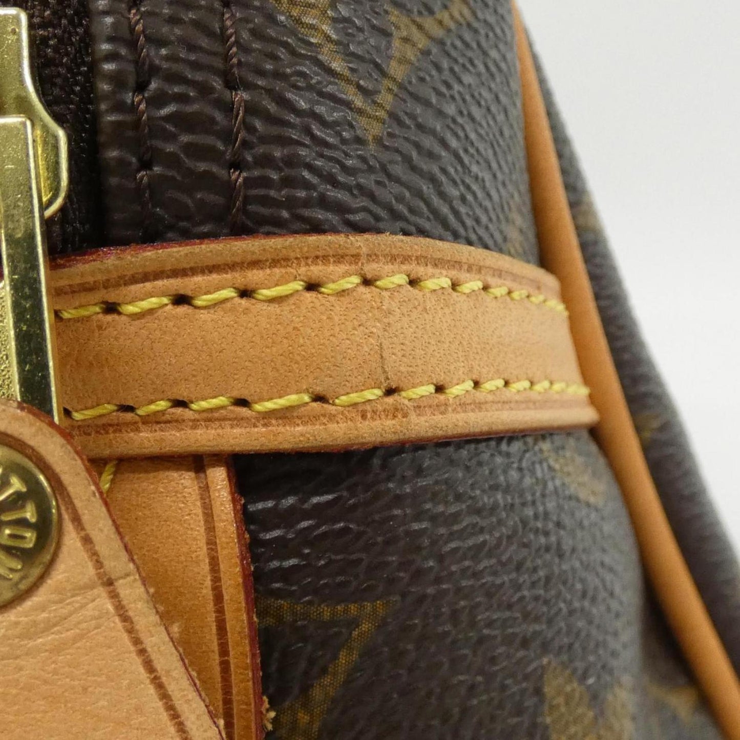 Louis Vuitton Coated Canvas Brown Shoulder Bags