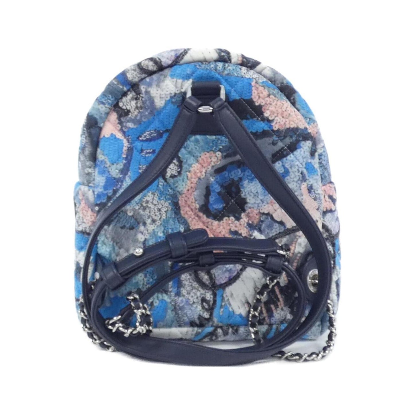 Chanel Canvas Blue Backpacks