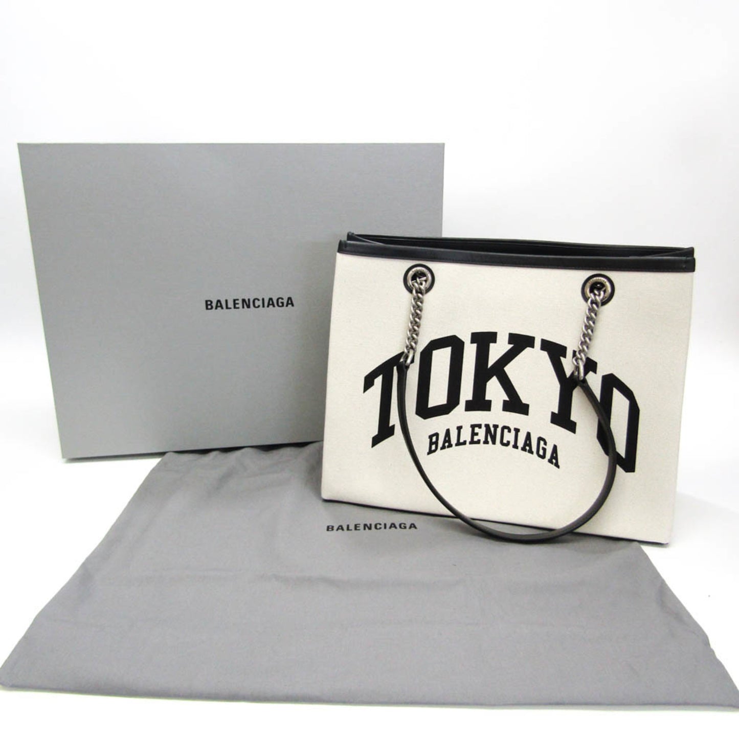 Balenciaga Canvas Black Tote Bags