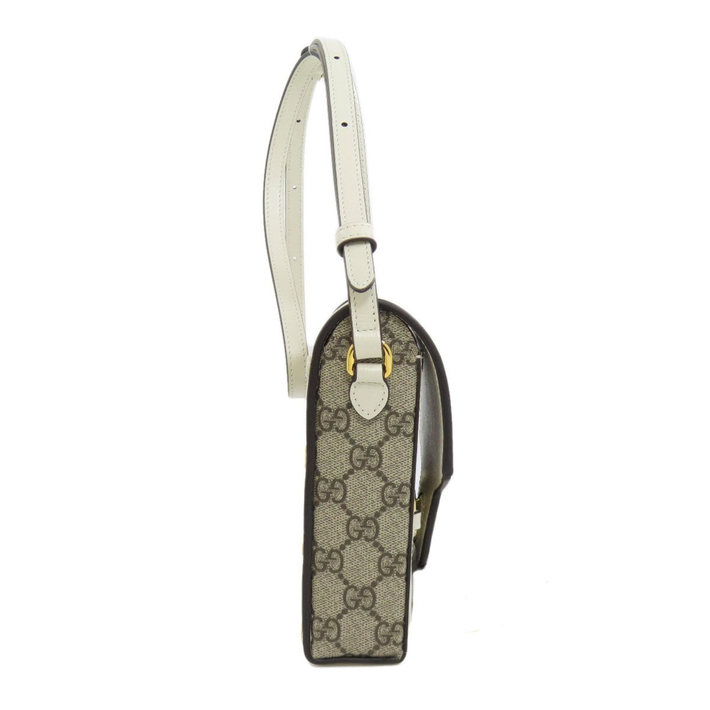 Gucci Pvc Brown Shoulder Bags