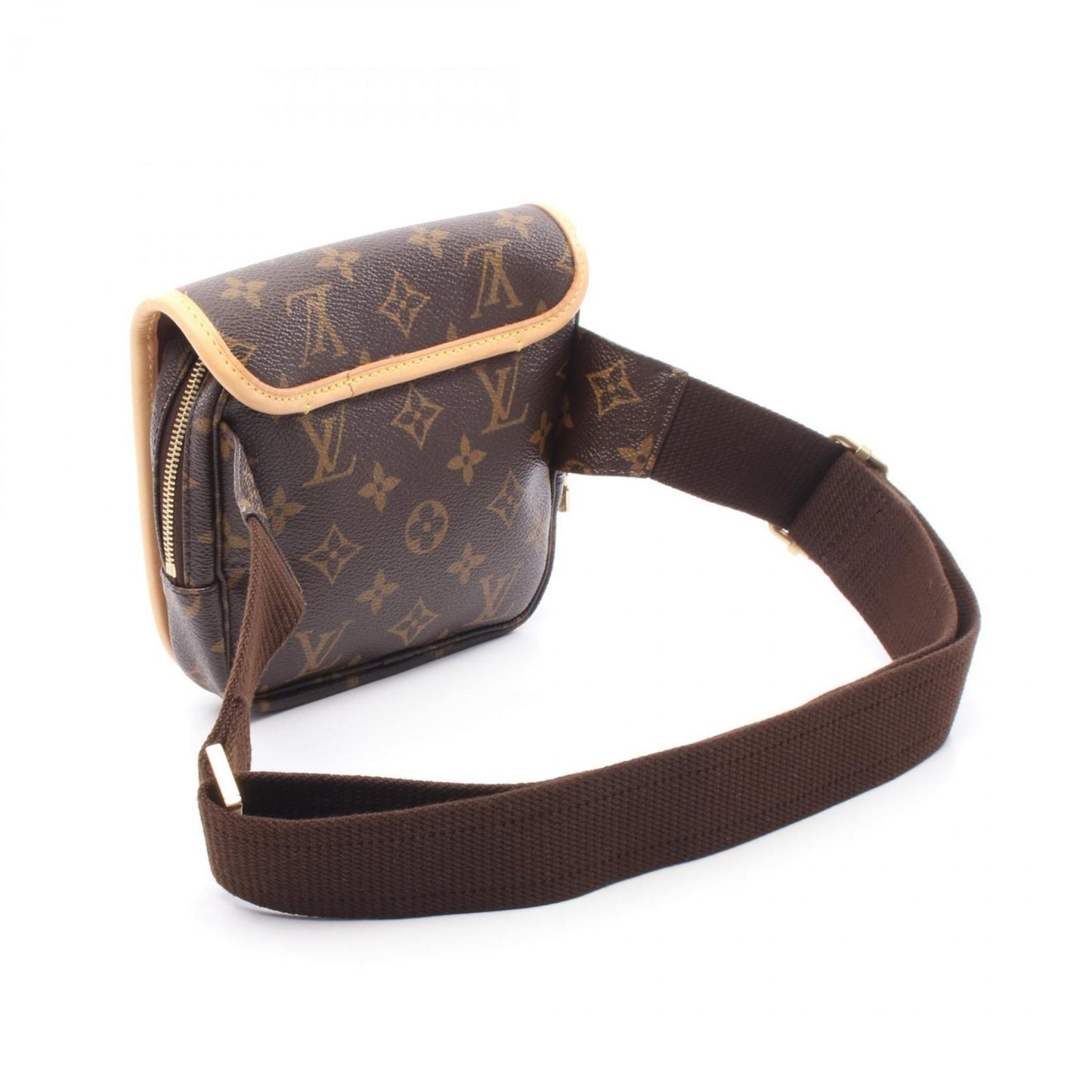 Louis Vuitton Coated Canvas Brown Crossbody Bags