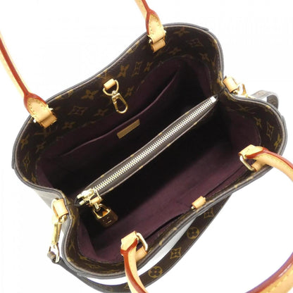 Louis Vuitton Coated Canvas Brown Handbags