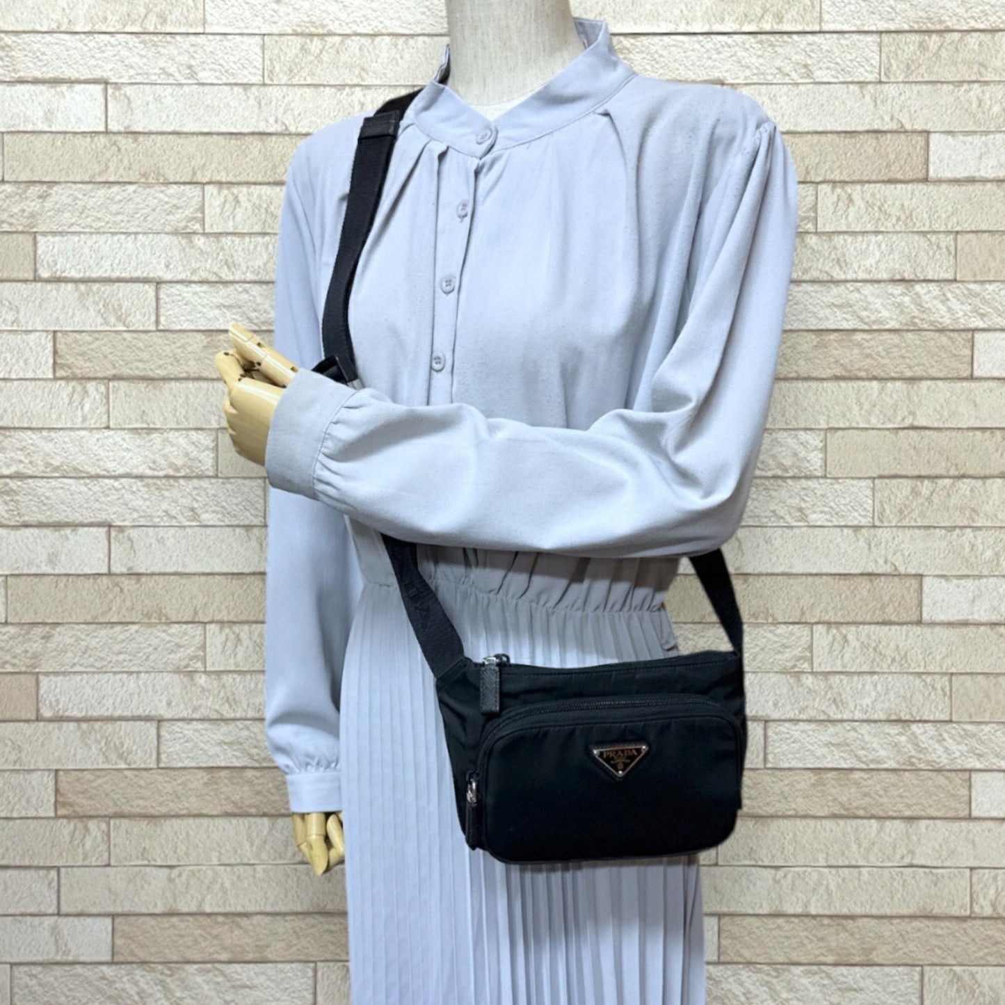 Prada Nylon Black Shoulder Bags
