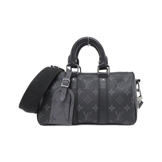 Louis Vuitton Coated Canvas Black Travel Bags