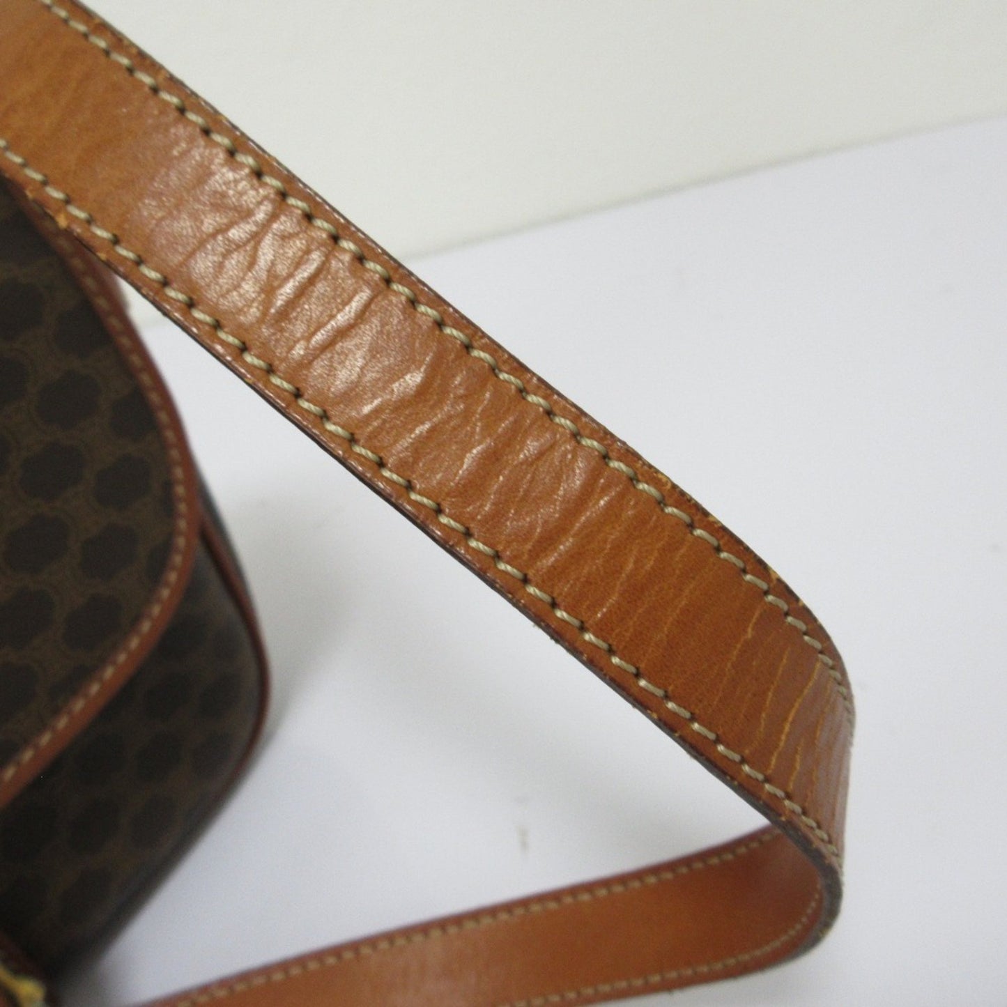 Celine Pvc Brown Shoulder Bags