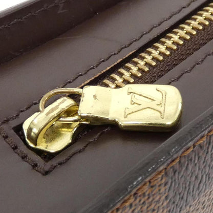 Louis Vuitton Coated Canvas Brown Clutch Bags