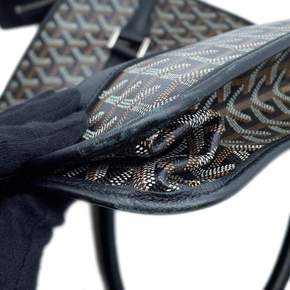 Goyard Pvc Black Tote Bags