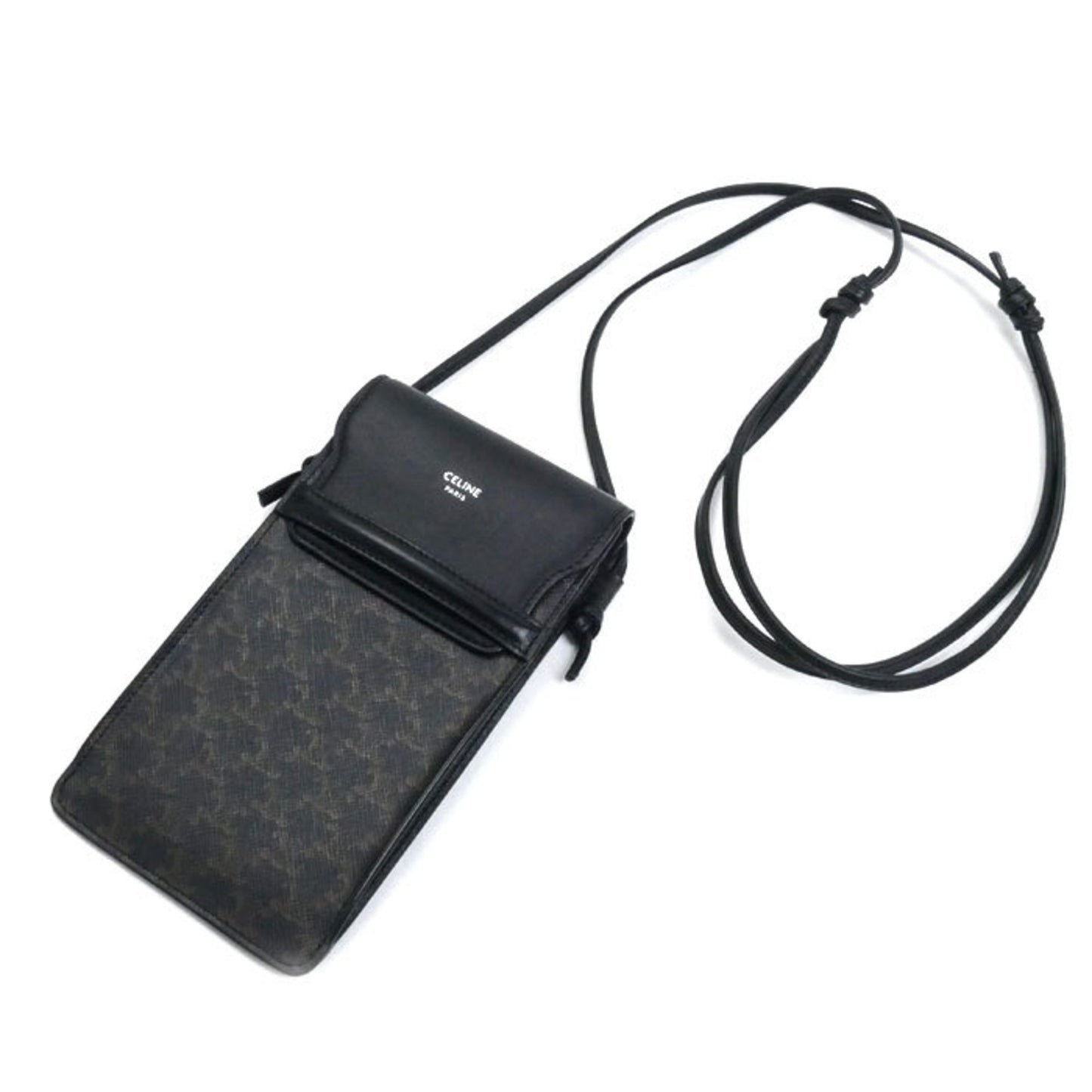 Celine Canvas Black Shoulder Bags