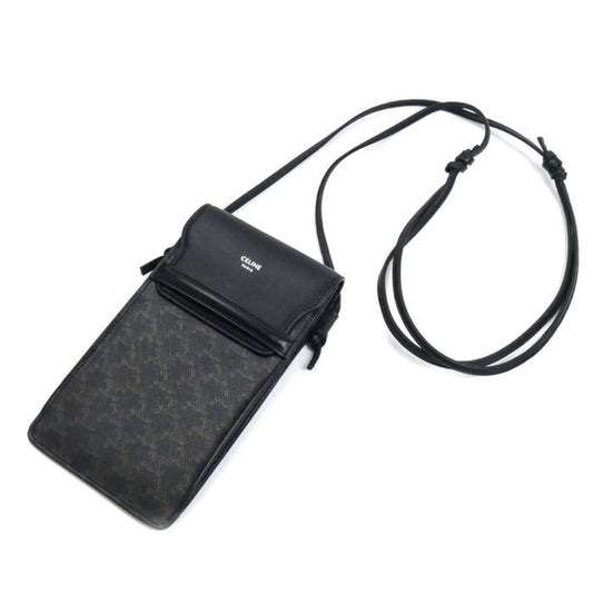 Celine Canvas Black Shoulder Bags