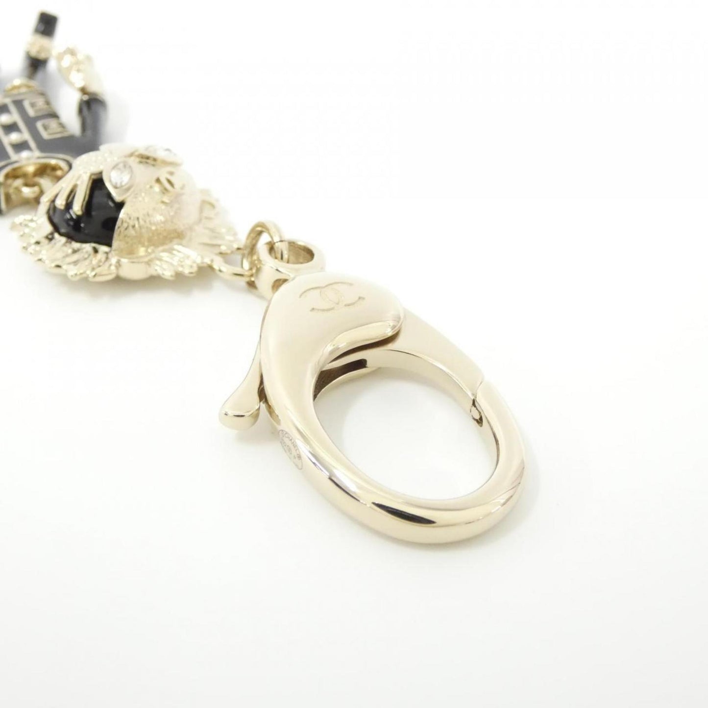 Chanel Pearls Black Key Rings