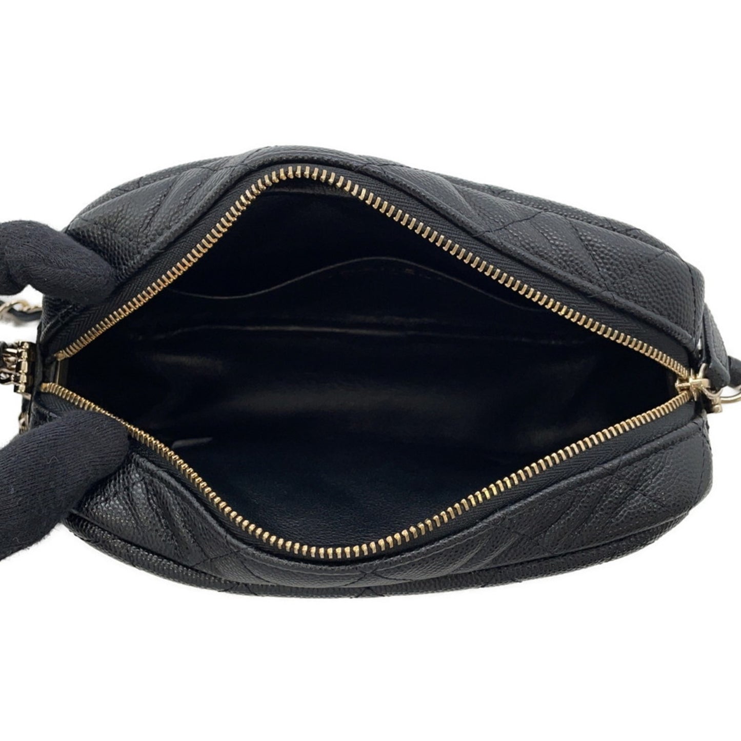 Chanel Calfskin Black Shoulder Bags