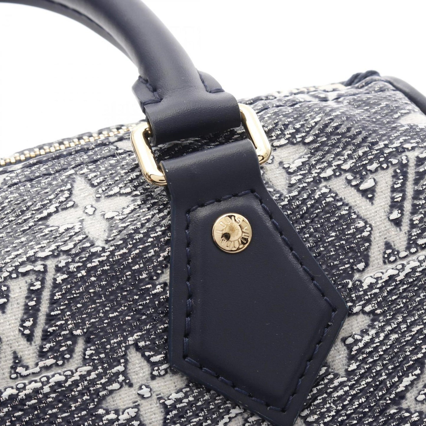 Louis Vuitton Coated Canvas Blue Handbags