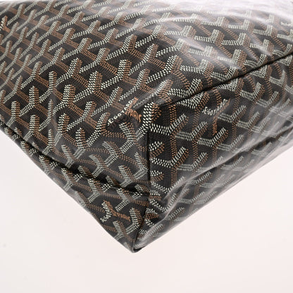Goyard Pvc Black Tote Bags