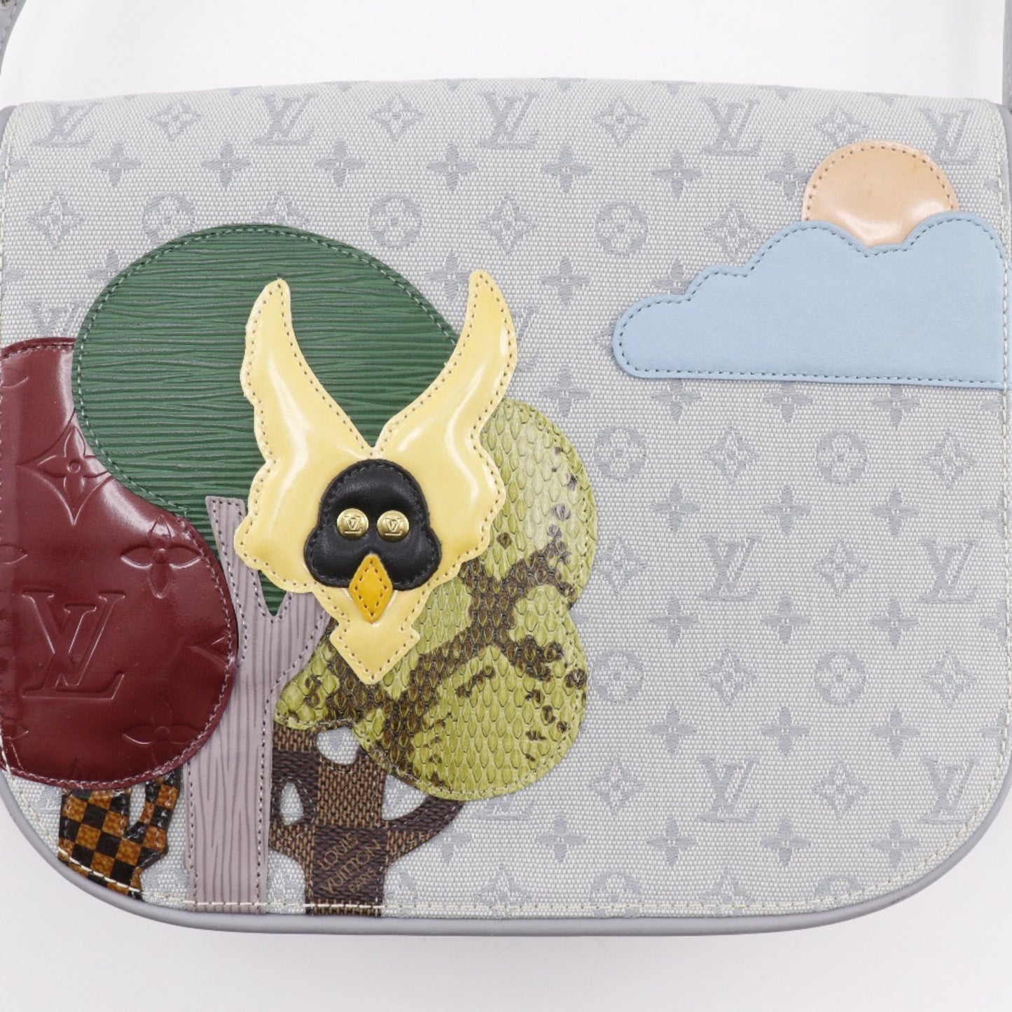 Louis Vuitton Monogram Canvas Gray Shoulder Bags