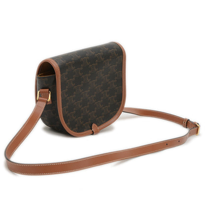 Celine Canvas Brown Shoulder Bags