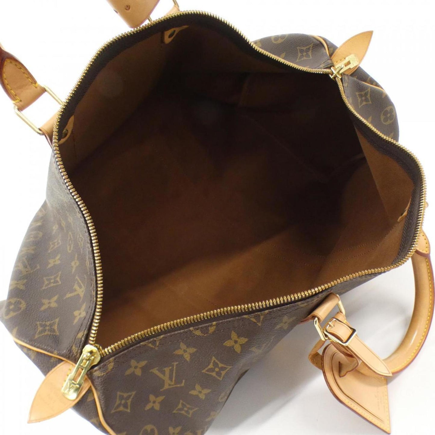 Louis Vuitton Coated Canvas Brown Travel Bags