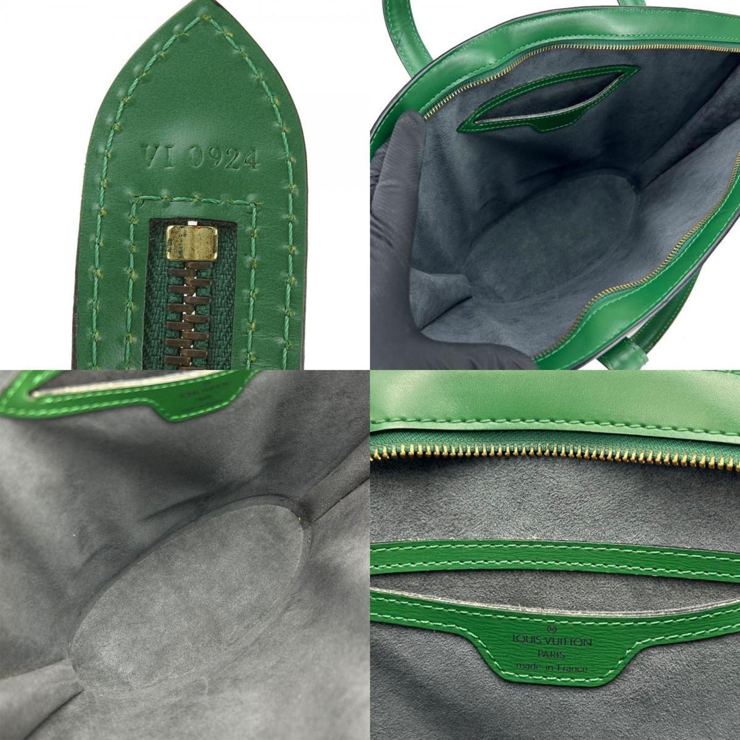 Louis Vuitton Epi Green Handbags