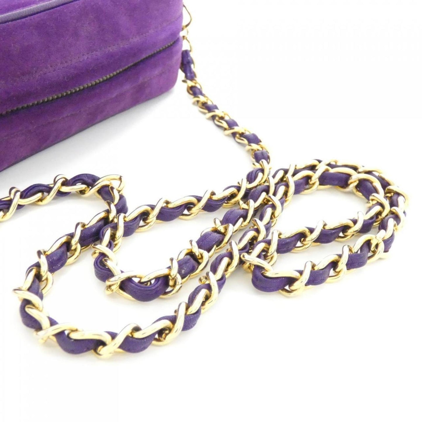 Chanel Other Leather Purple Shoulder Bags