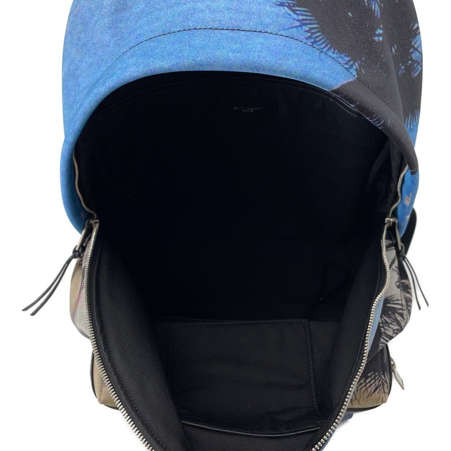 Saint Laurent Nylon Blue Backpacks