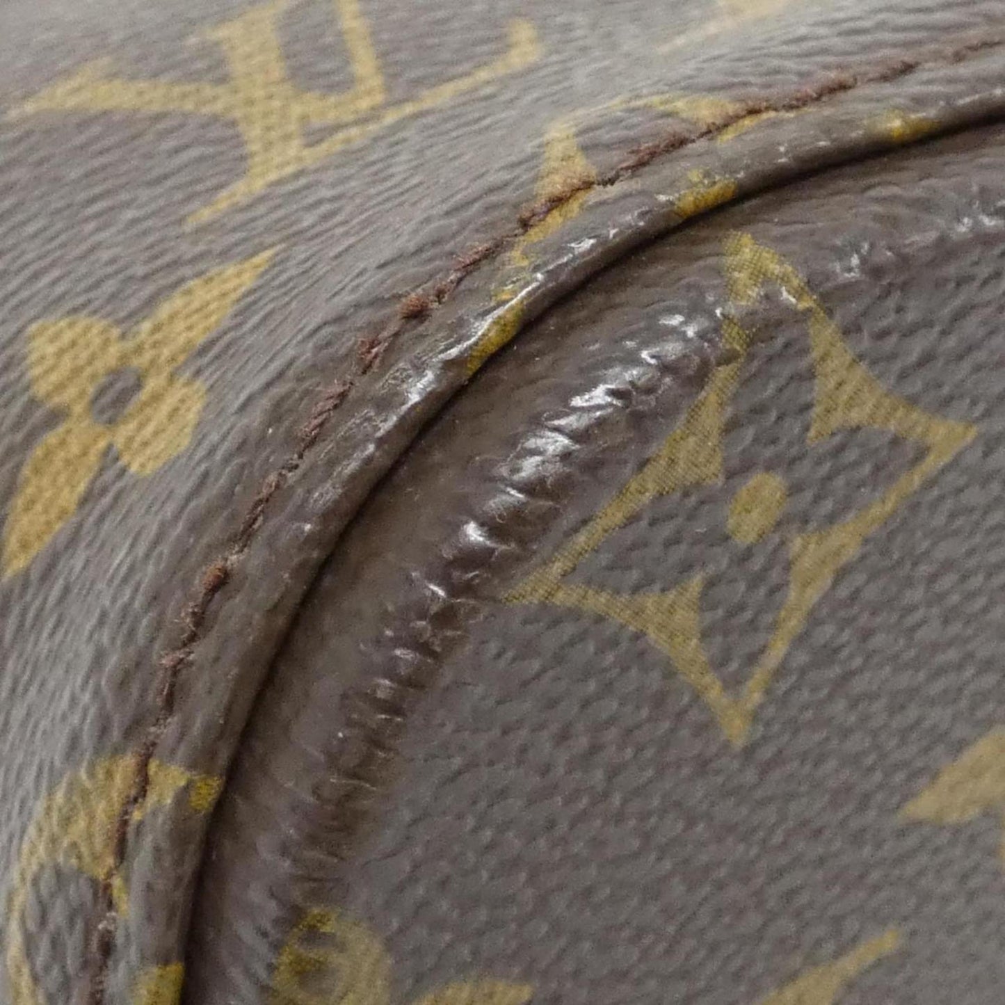 Louis Vuitton Coated Canvas Brown Handbags