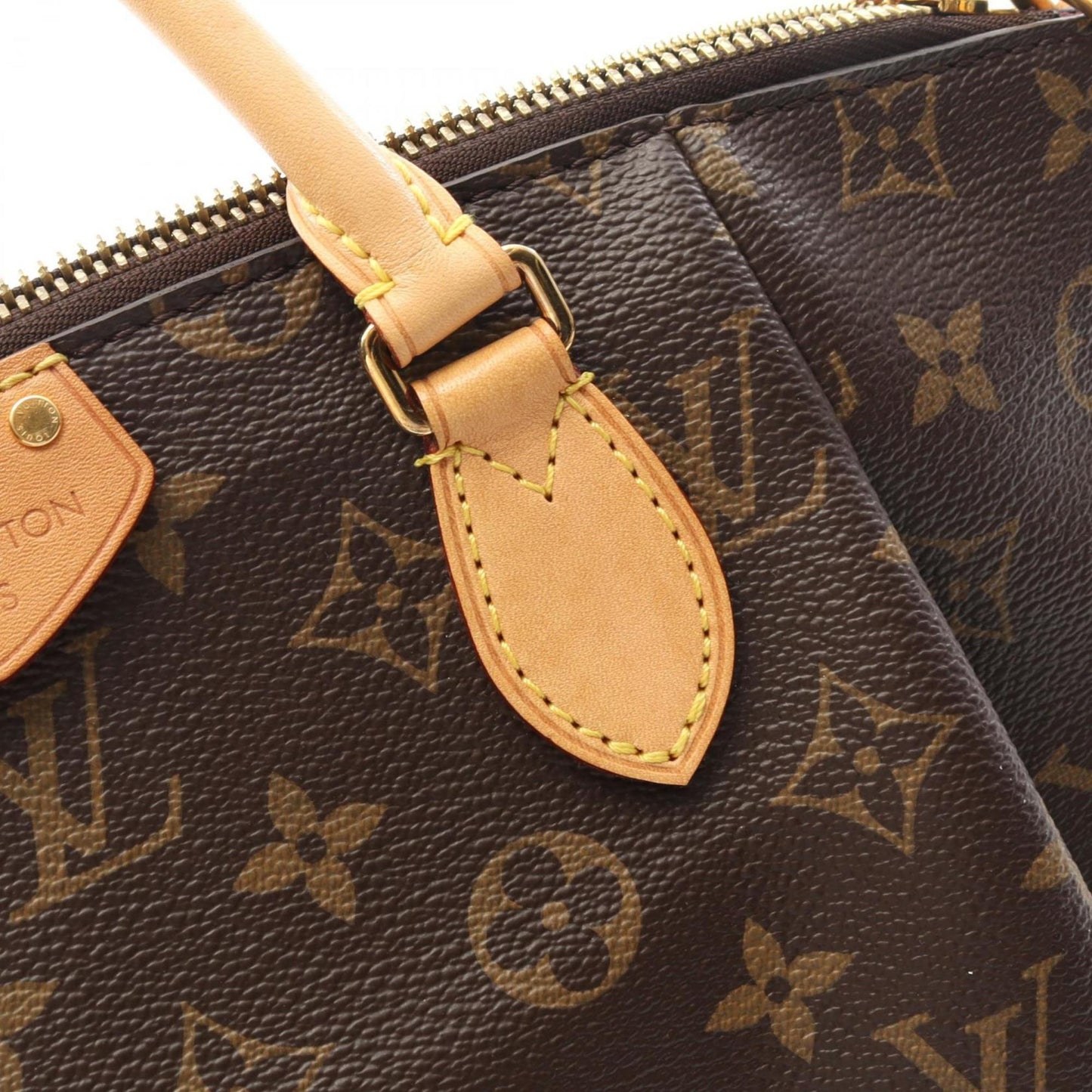 Louis Vuitton Coated Canvas Brown Handbags