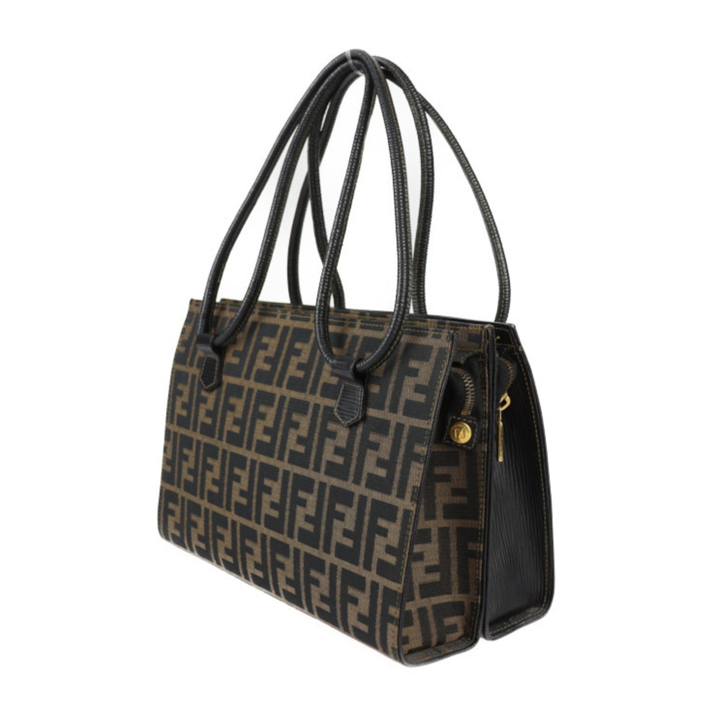 Fendi Canvas Black Handbags